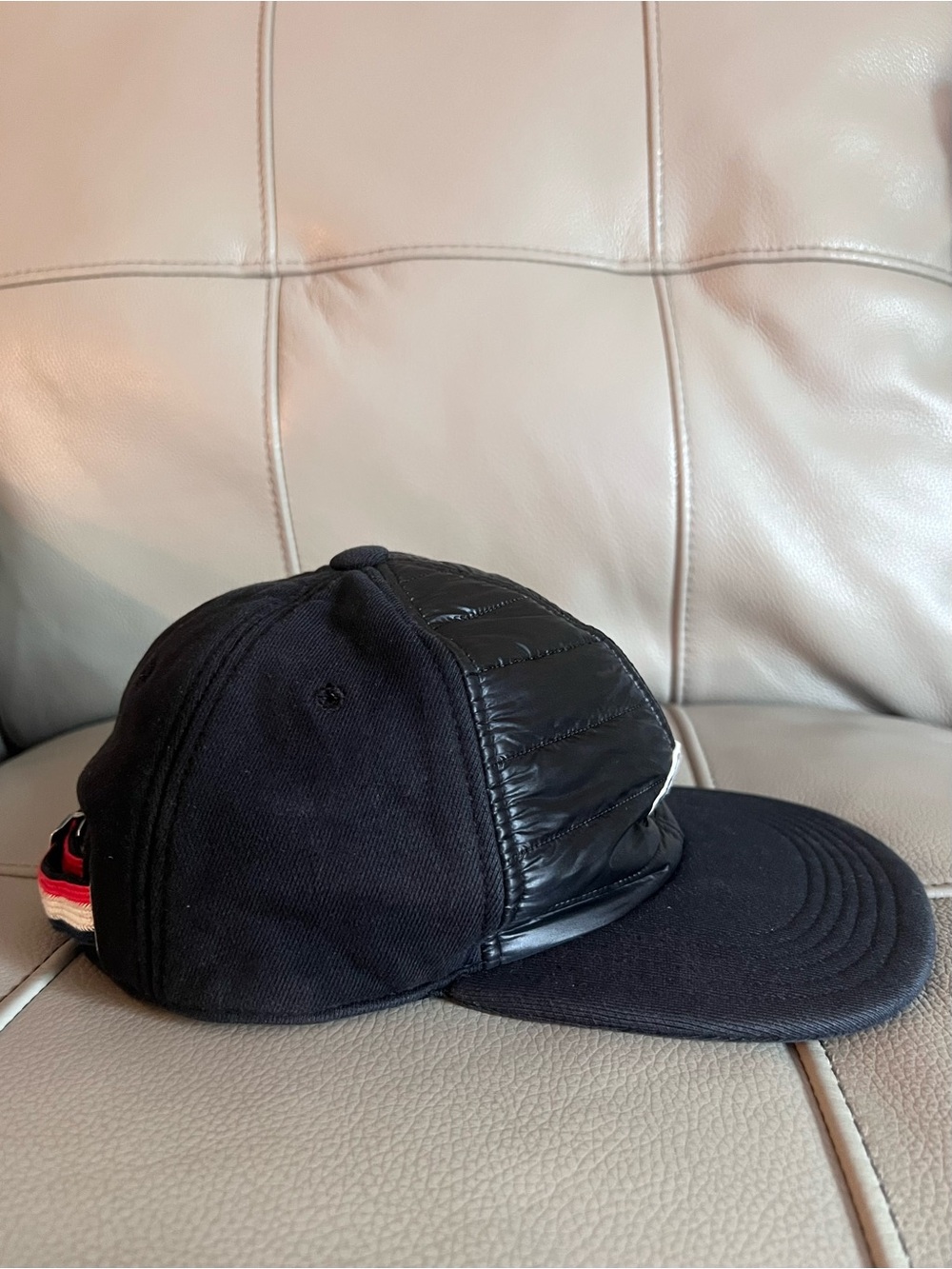 Moncler Baseball Berretto Cap Men's Hat Adjustable Black - Picture 11 of 17